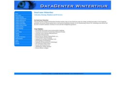 Printscreen du site web http://datacenter.clinch.ch/